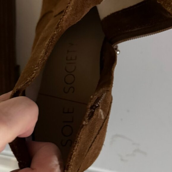 Sole Society Patsy Wedge Ankle Boots Women's Size 8.5 - Picture 3 of 3